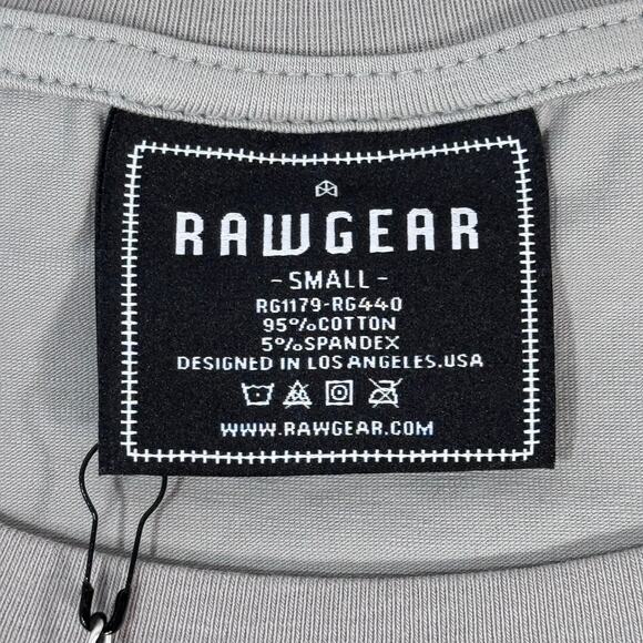 Rawgear Grey Long Sleeve Graphic T-Shirt Model# RG440 Size Small NWT - Picture 6 of 8